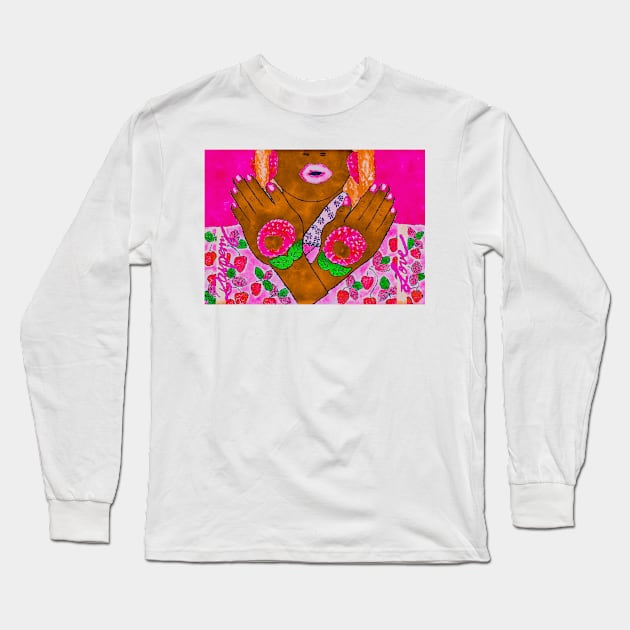 Raspberry model no. 3 Long Sleeve T-Shirt by asanaworld